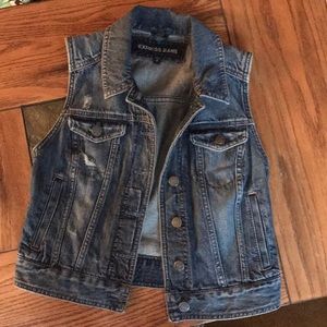 Like new Express Jean jacket vest